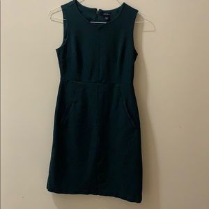 Forest Green sleeveless Lands End dress